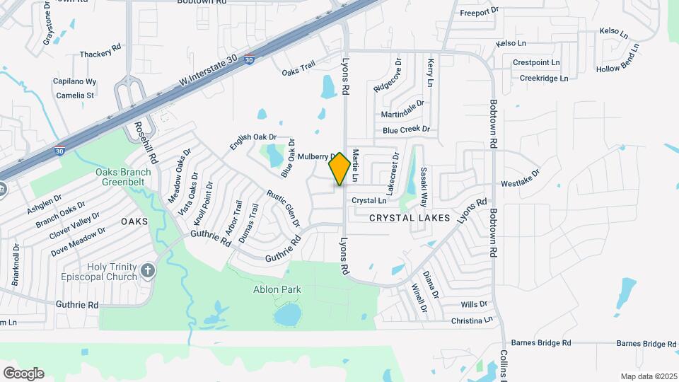 6106 Bluewood Dr Map and Location Details