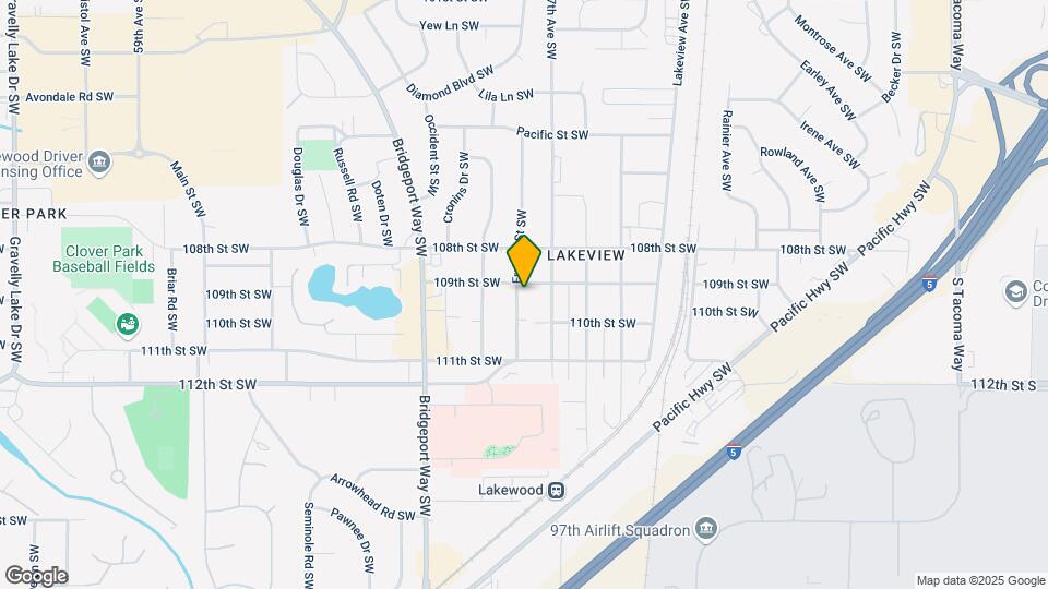 4719 109th St SW Map and Location Details