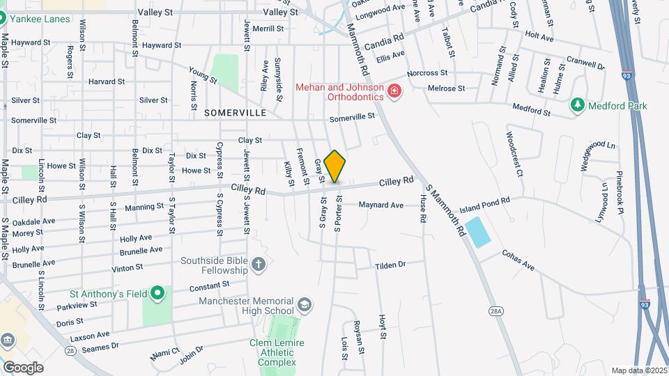 978 Cilley Rd, Unit Cilley Rd - 2nd Floor Map and Location Details