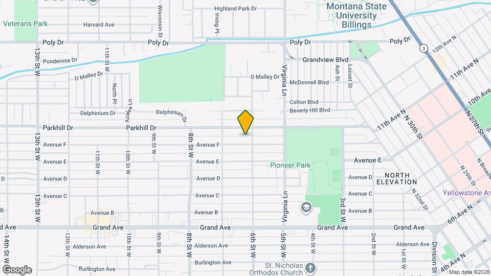 607 Avenue F Map and Location Details