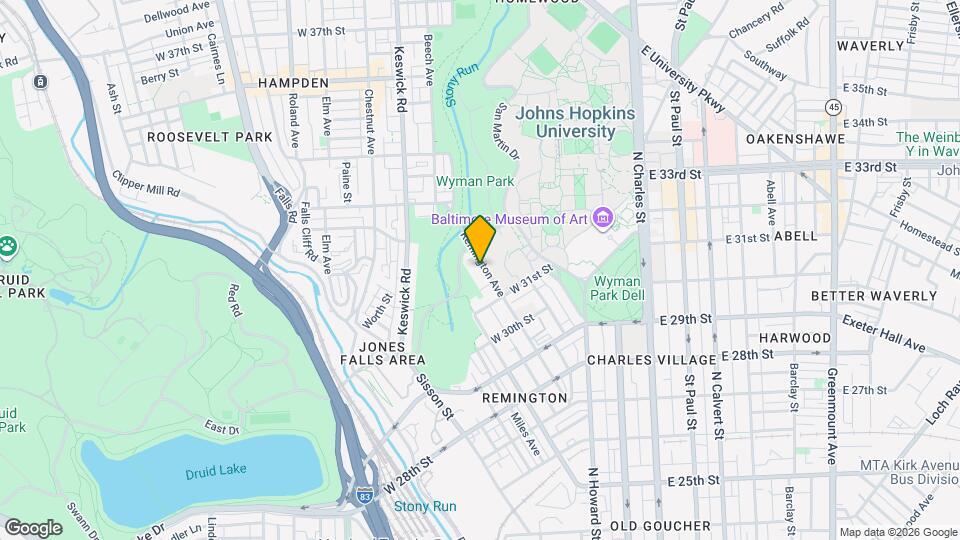 3152 Remington Ave Map and Location Details