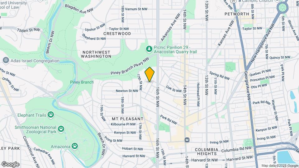 3430 Brown St NW Map and Location Details