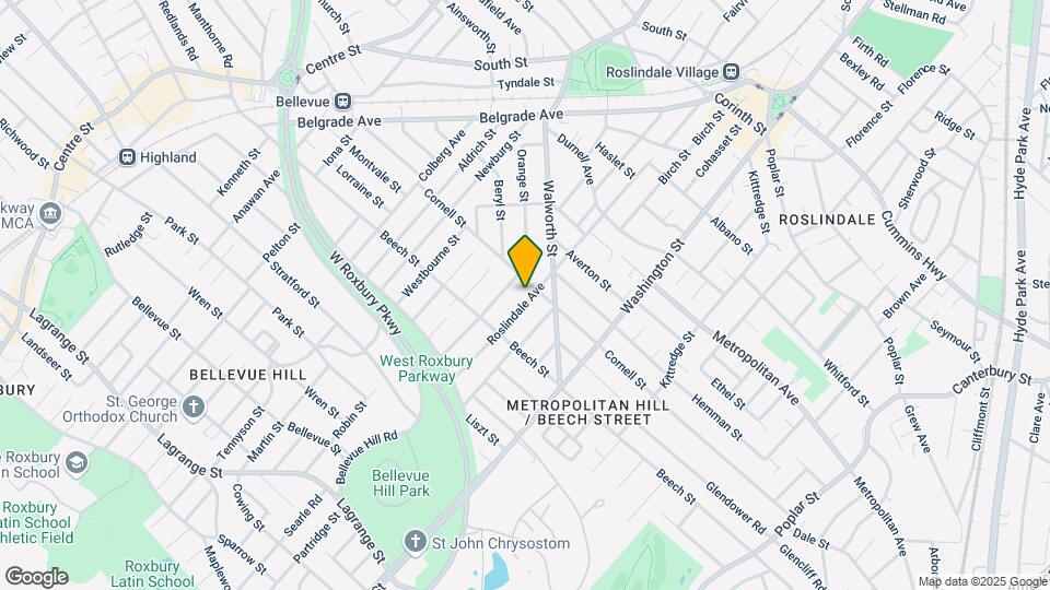 211 Roslindale Ave Map and Location Details