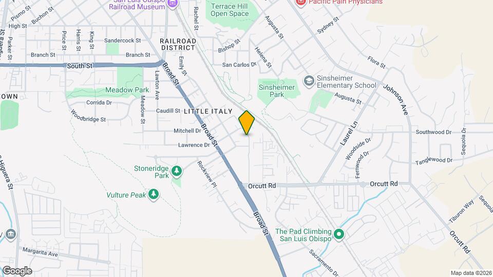 2805 Garibaldi Ave Map and Location Details