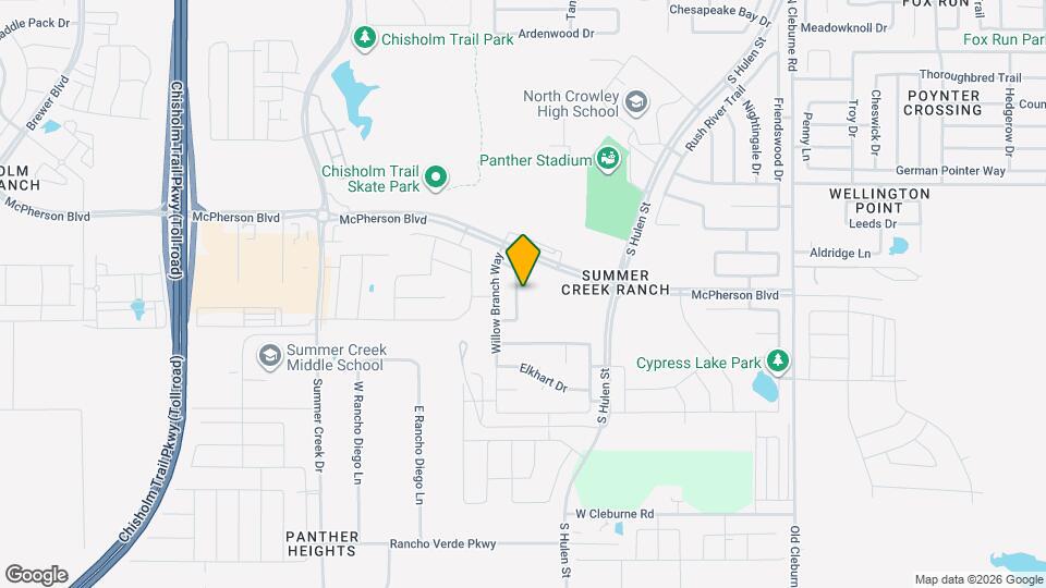 9501 Navarro St Map and Location Details