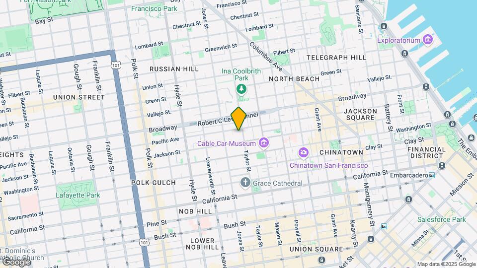 1451 Taylor St Map and Location Details