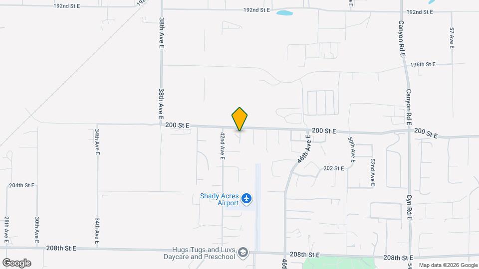 20012 43rd Ave E Map and Location Details