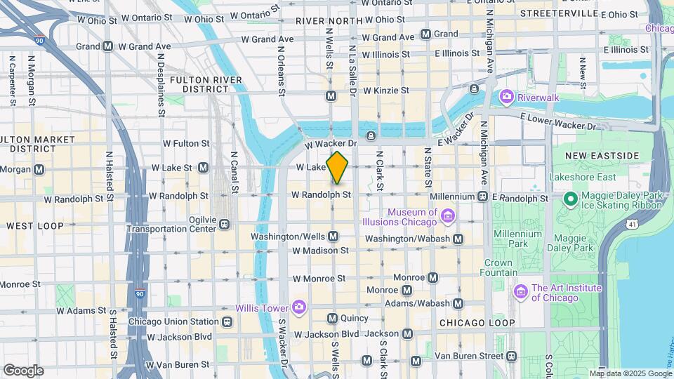 Randolph Tower City Apartments Map and Location Details