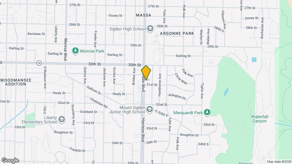 3084 Harrison Blvd Map and Location Details