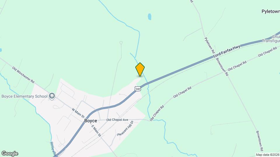 10486 Lord Fairfax Hwy Map and Location Details