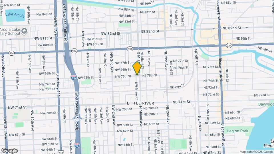 14 NW 75th St Map and Location Details