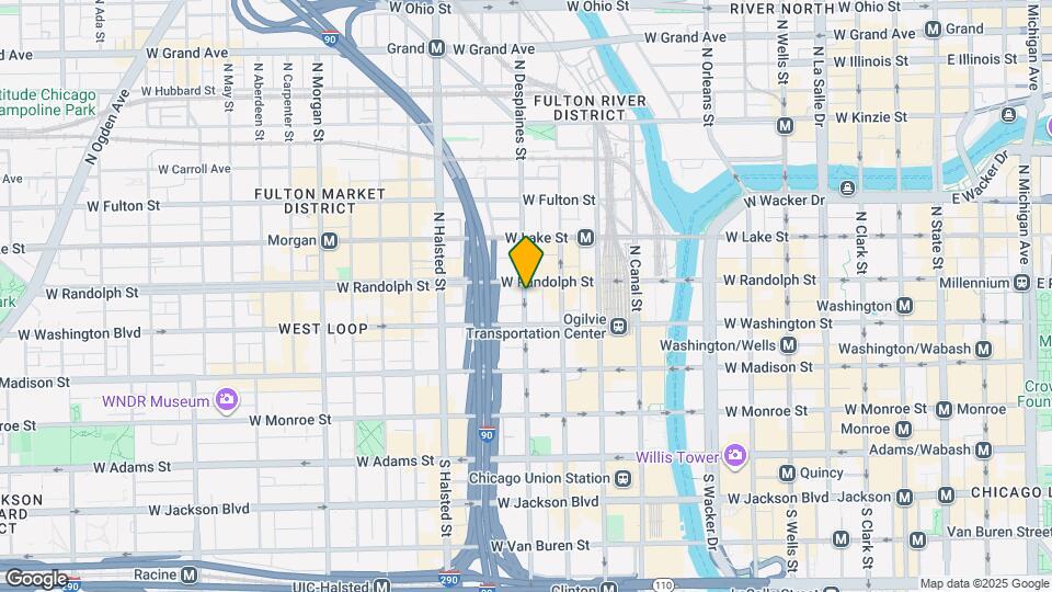 125 N Desplaines St Map and Location Details