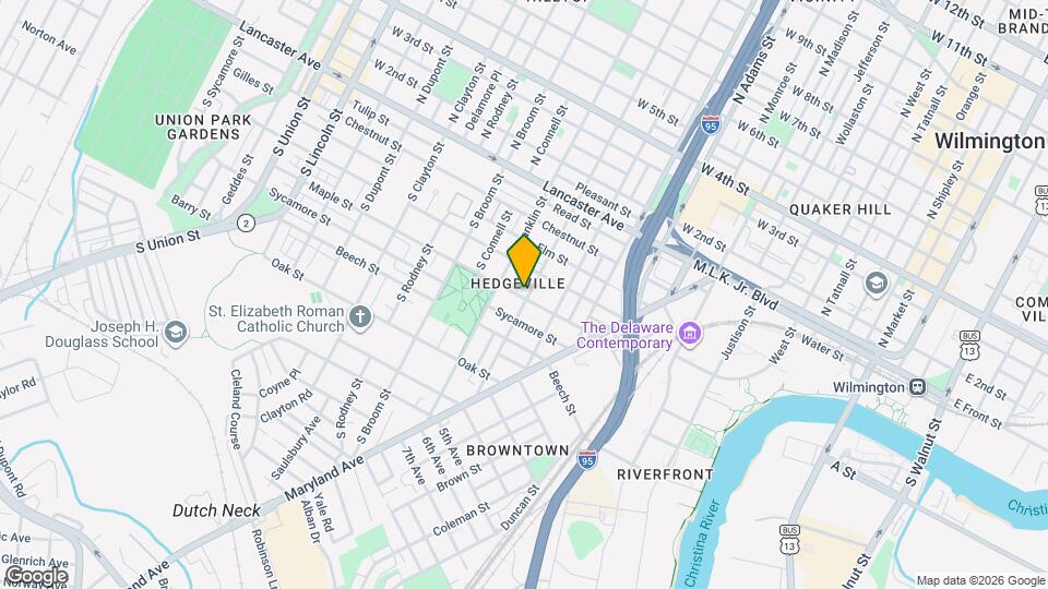 431 S Harrison St Map and Location Details