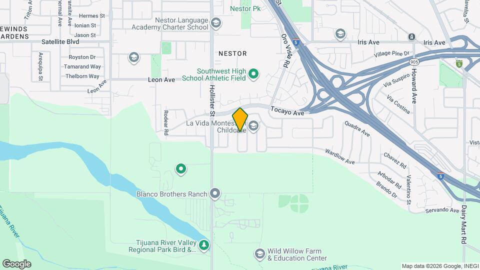 1845 Corbin St Map and Location Details