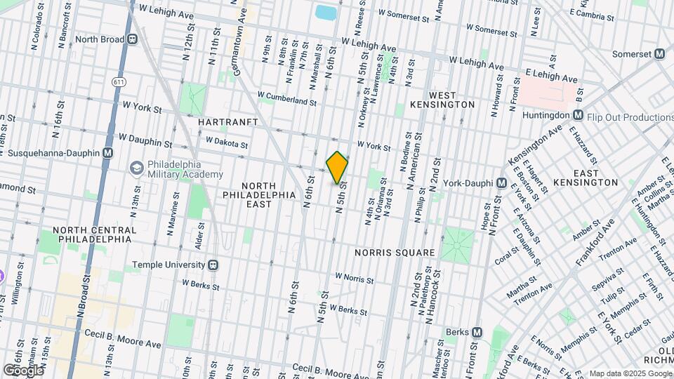 2234 N 5th St Map and Location Details