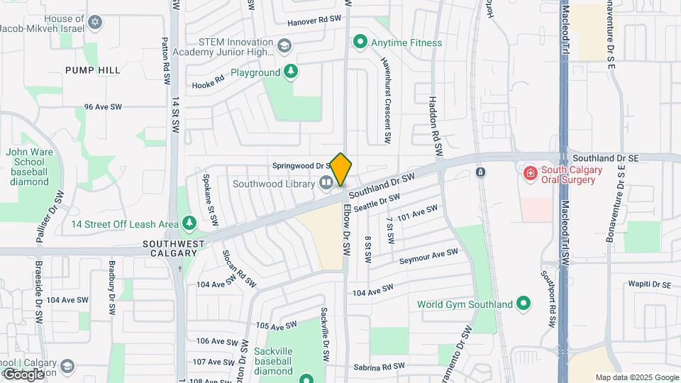 9939 Elbow Dr SW Map and Location Details