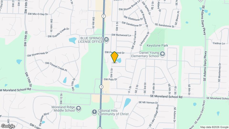 501 SW Shamrock Pl Mapa y Detalles de la Ubicación