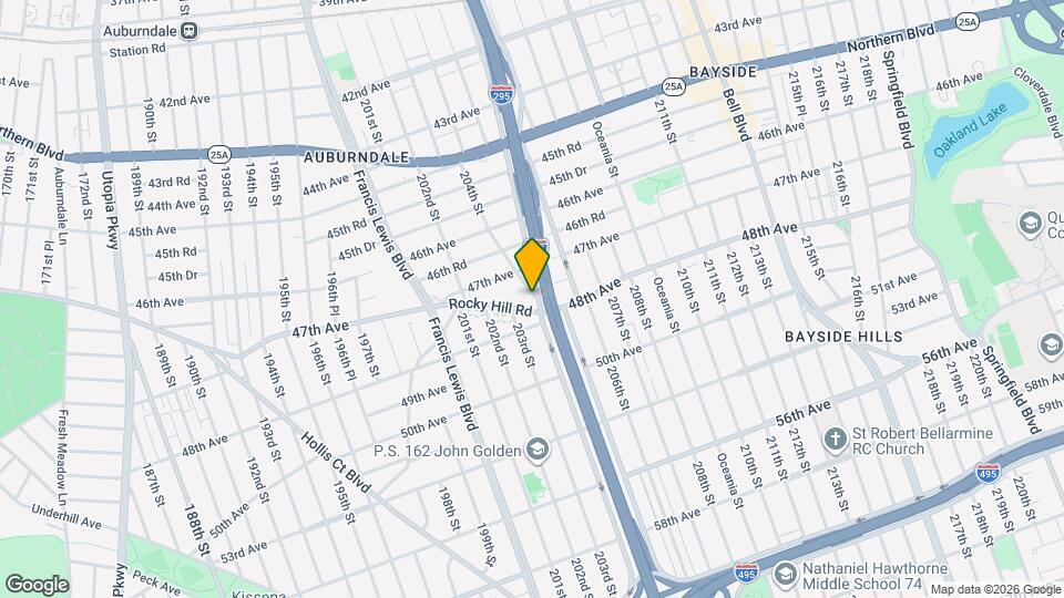 47-28 204th St Mapa y Detalles de la Ubicación