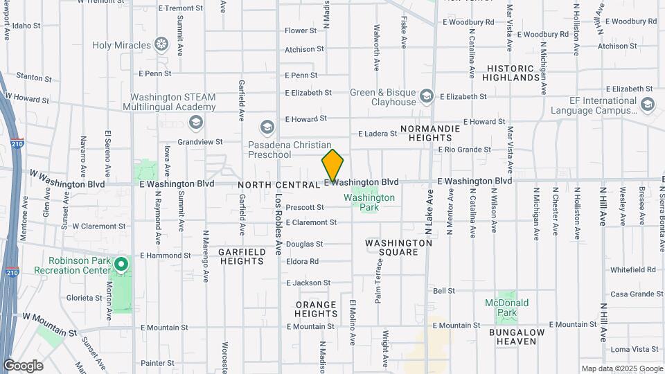 590-598 E Washington Blvd Map and Location Details