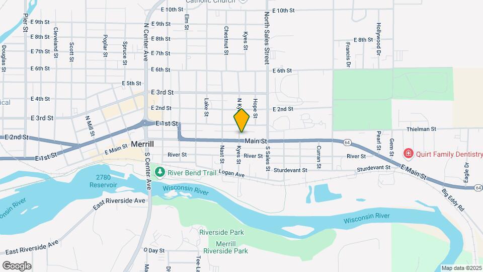 1800 E Main St Map and Location Details