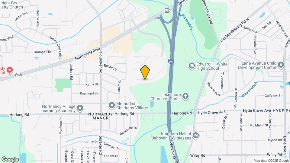 7804 Spring Branch Dr S Mapa y Detalles de la Ubicación