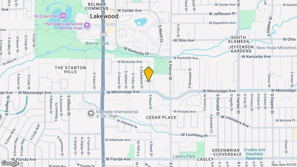 1173 S Reed St Mapa y Detalles de la Ubicación