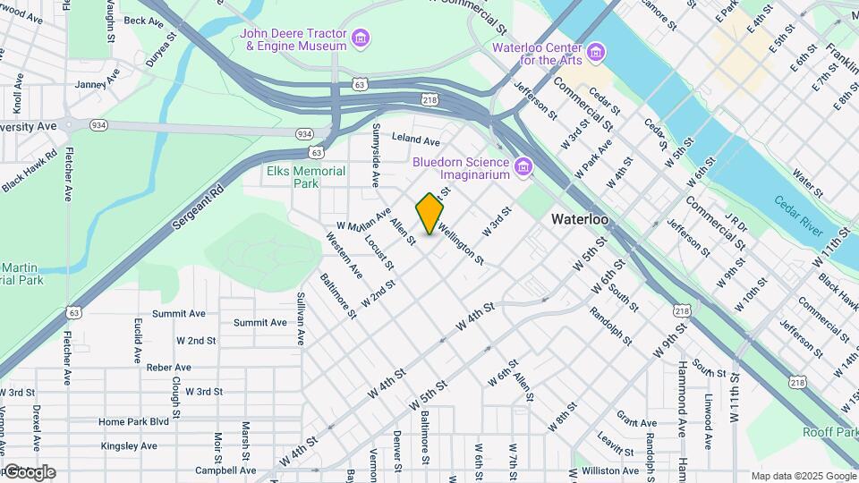 820 W 2nd St Map and Location Details