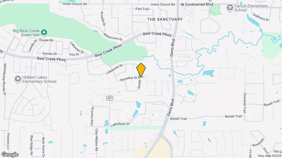 901 Sandy Trail Map and Location Details