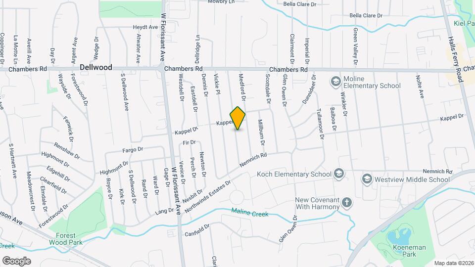 9750 Lorna Ln Map and Location Details