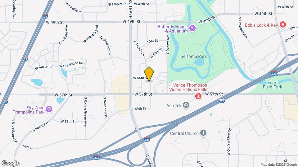 4809 S Tennis Ln Map and Location Details