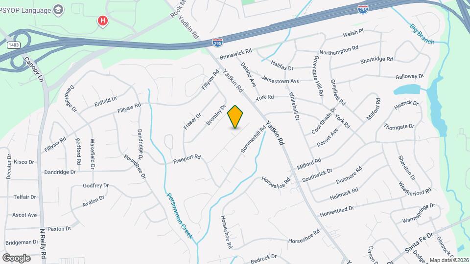 6358 Hawfield Dr Map and Location Details