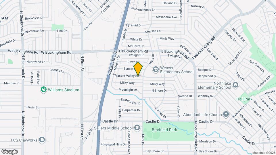 714 Pleasant Valley Rd Map and Location Details