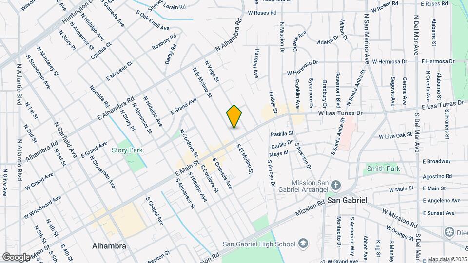 16 N El Molino St Map and Location Details