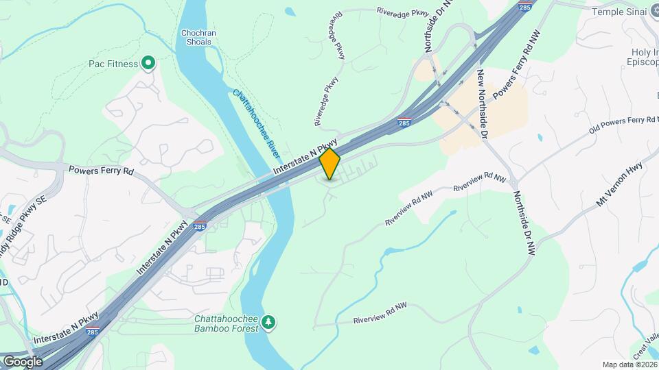 1016 River Vista Drive Map and Location Details