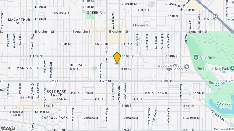 819 Redondo Ave Mapa y Detalles de la Ubicación