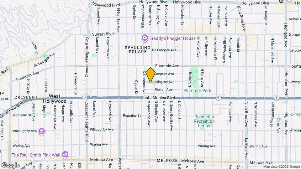 7716 Lexington Ave Mapa y Detalles de la Ubicación