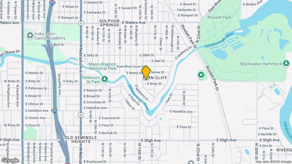 1606 E Kirby St Map and Location Details