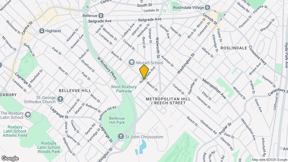 248 Roslindale Ave Map and Location Details