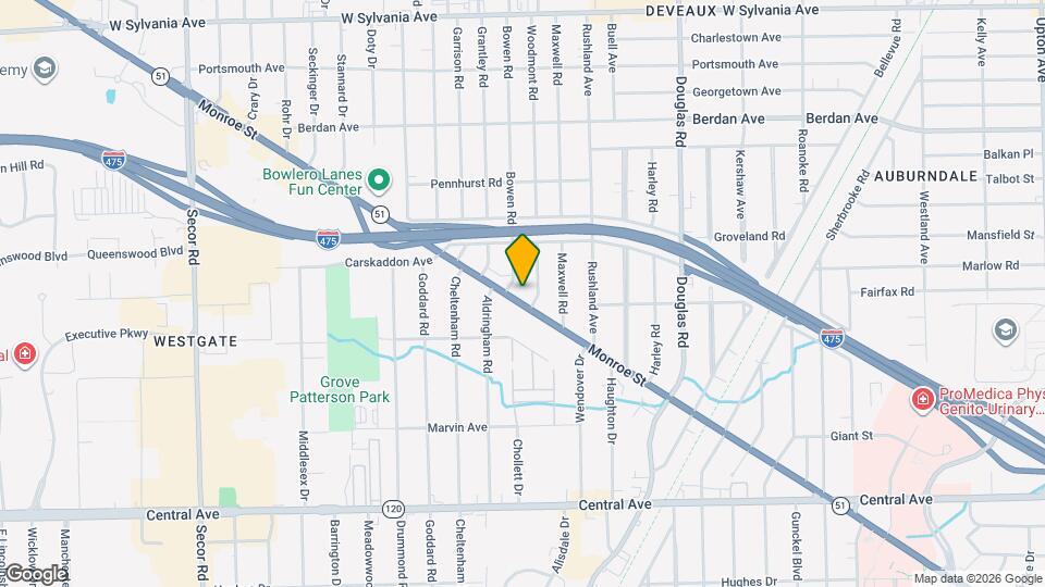 4290 Monroe St Map and Location Details