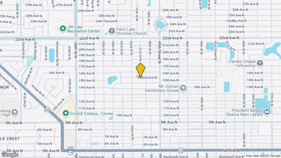 5036 Oxford Ave N Map and Location Details