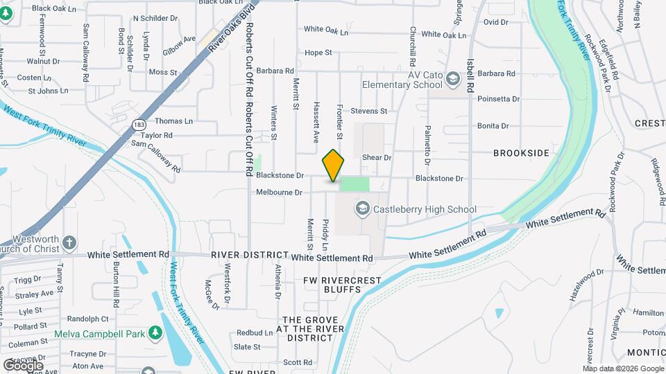 5004 Melbourne Dr Map and Location Details
