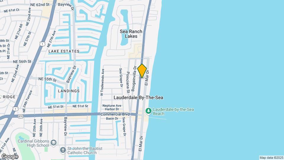 4552 N Ocean Dr Mapa y Detalles de la Ubicación