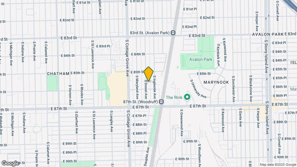 8539 S Drexel Ave Map and Location Details