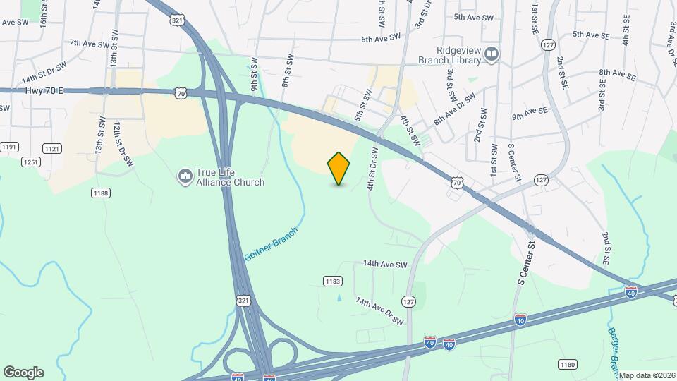 The Lodge at Hickory Map and Location Details