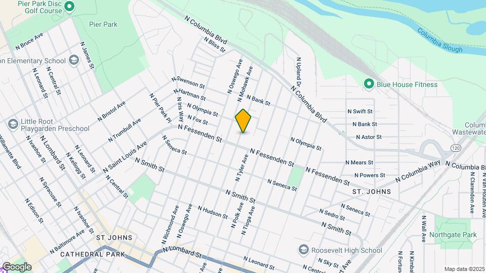 9540 N Allegheny Ave Map and Location Details