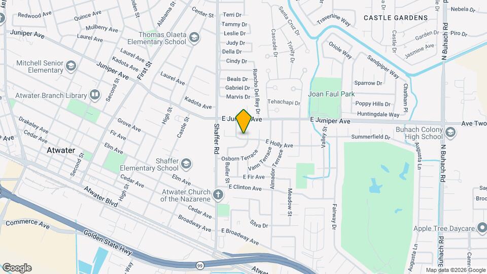 201 E Holly Ave Map and Location Details