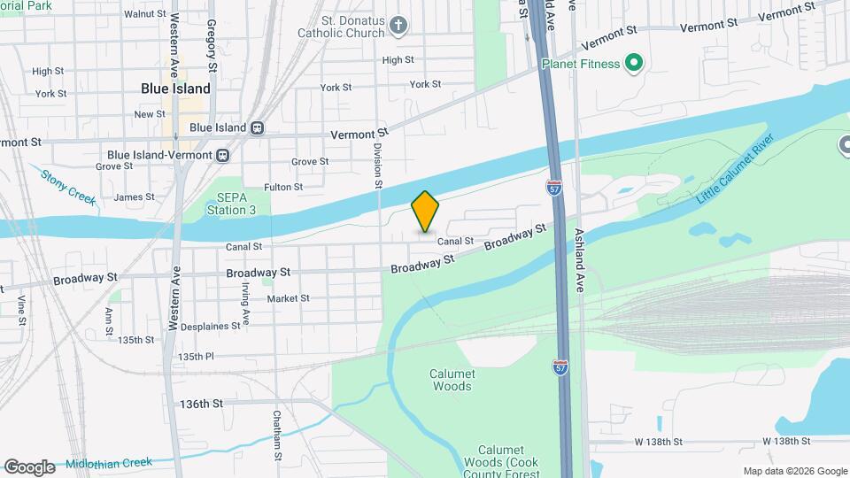 1950 Canal St Map and Location Details