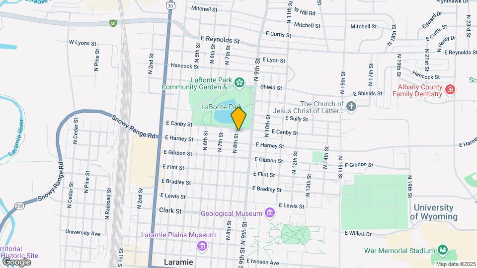 867 N 8th St Map and Location Details