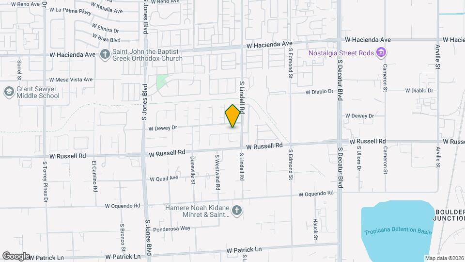 5554 Henshaw Ave Map and Location Details