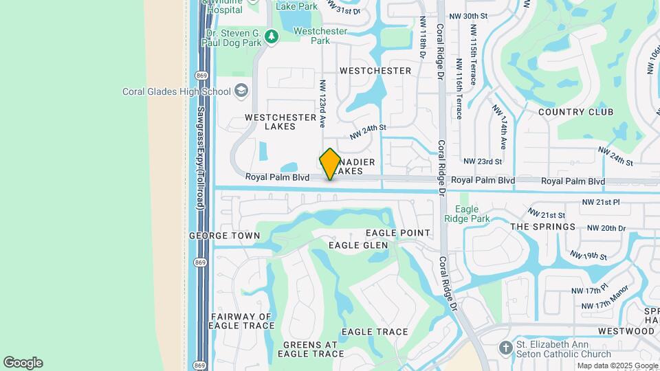 12252 Royal Palm Blvd Map and Location Details